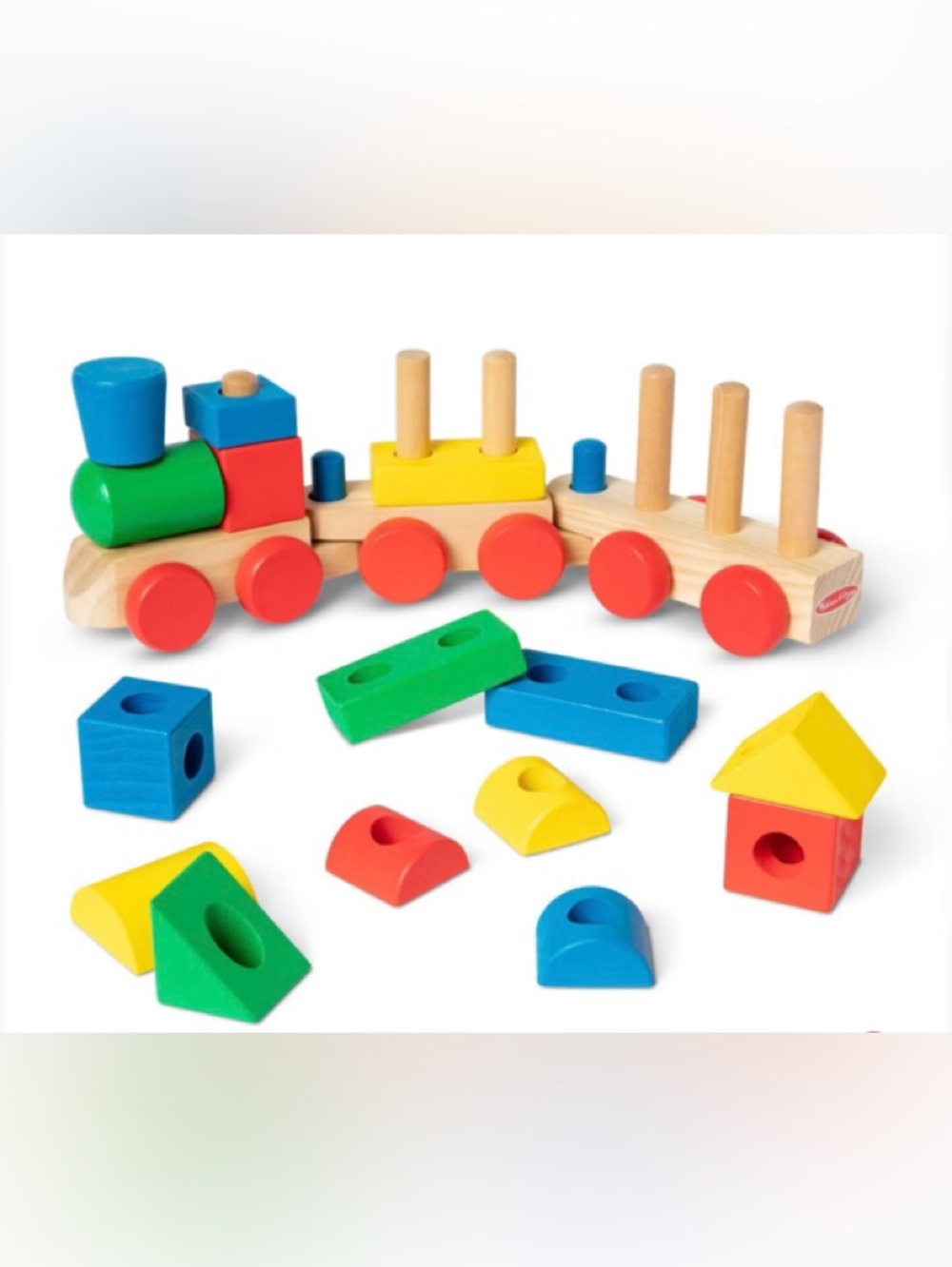 Melissa & Doug Stacking Train - Picture 3 of 7